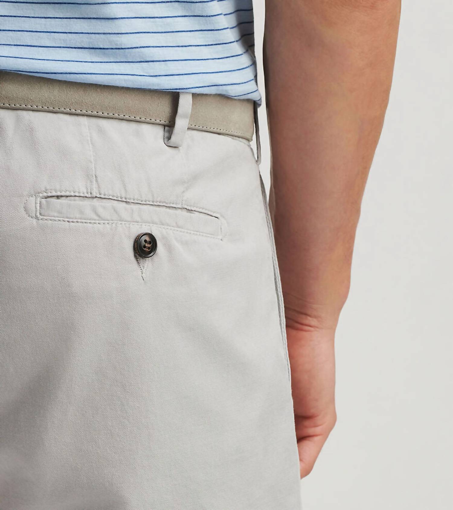 PETER MILLAR Somerset Flat-front Short in british - men's shorts - alternate view