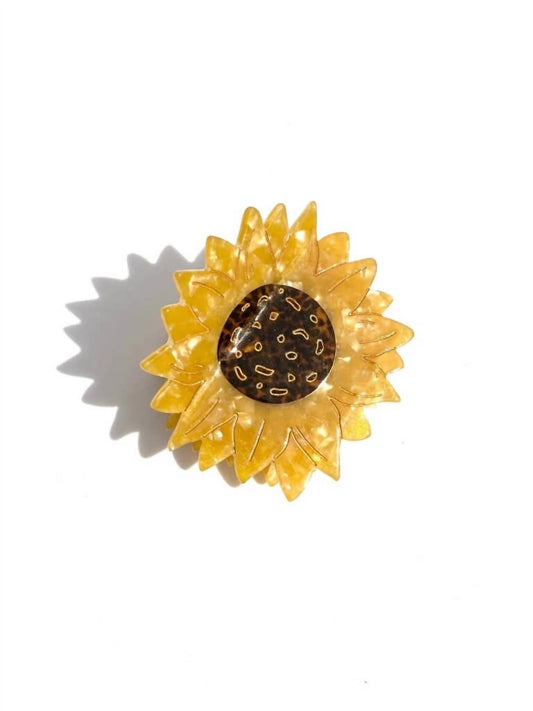 Solar Eclipse - Women's Sunflower Claw Clip