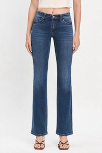 VERVET BY FLYING MONKEY Miranda Relaxed Bootcut Jeans in revere - women's jeans