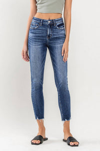 Vervet By Flying Monkey - Tummy Control High Rise Crop Skinny Jeans