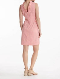 Tyler Boe - Erica Jacquard Dress in Coral Links