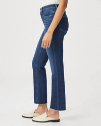Paige - Cindy With Raw Hem Straight Leg Jean