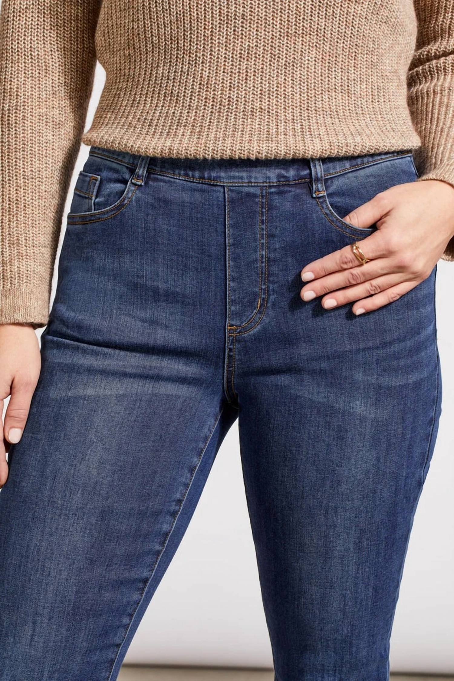 Tribal - Audrey Pull On Flare Jeans
