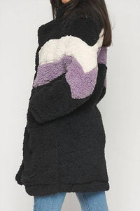 Love Tree - Sherpa Zipper Color Block