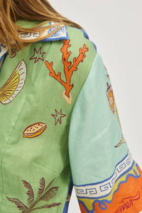 Alemais - Surrealist Summer V Mini Dress