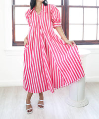 Vero Alfie - Striped Doll Dress