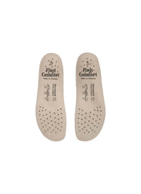 Finn Comfort Women's Classic Flat Perforated Insole in beige - women's shoe