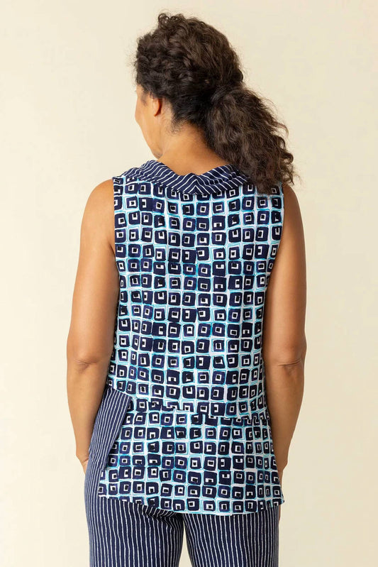 Habitat - Mixed Cowl Tank Top