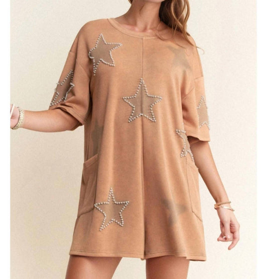 Davi & Dani - Star Studded Romper