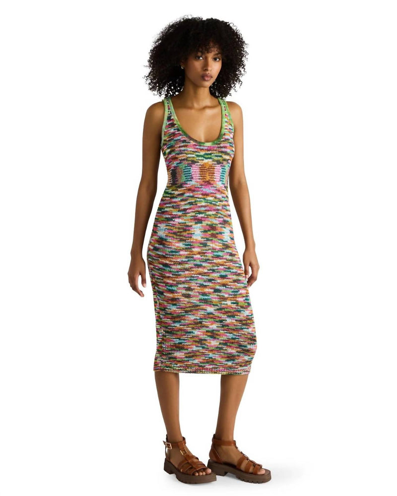 Steve Madden Reyna Knit Midi Dress in Multi at Nordstrom, Size Small
