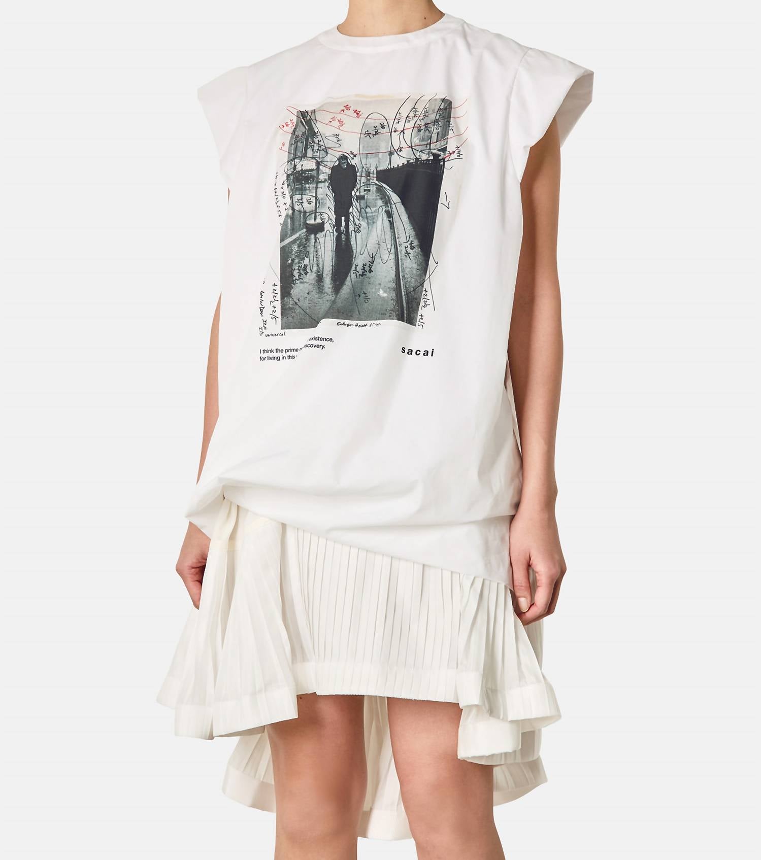 Sacai - James Dean Cotton Poplin Pullover Runway