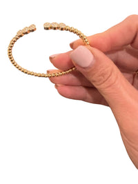 Af Designs - Women's Adjustable Beaded Cuff Bracelet