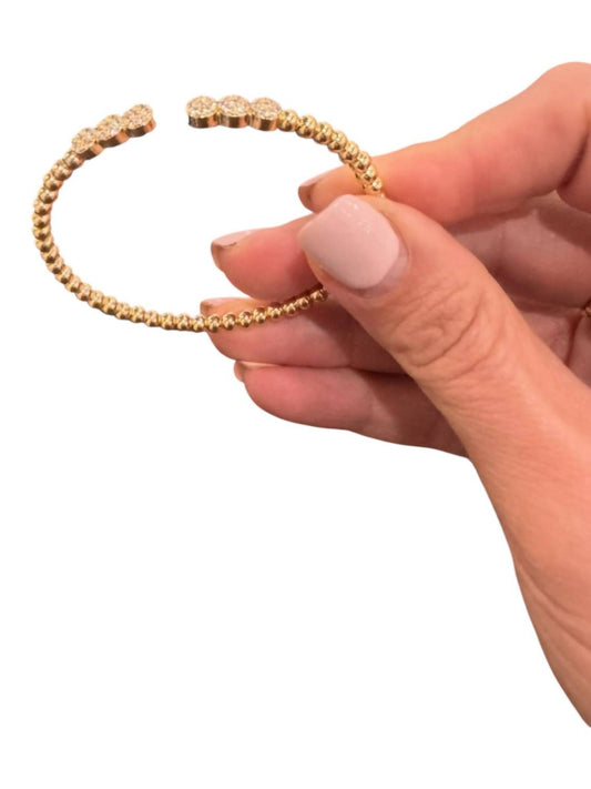 Af Designs - Women's Adjustable Beaded Cuff Bracelet