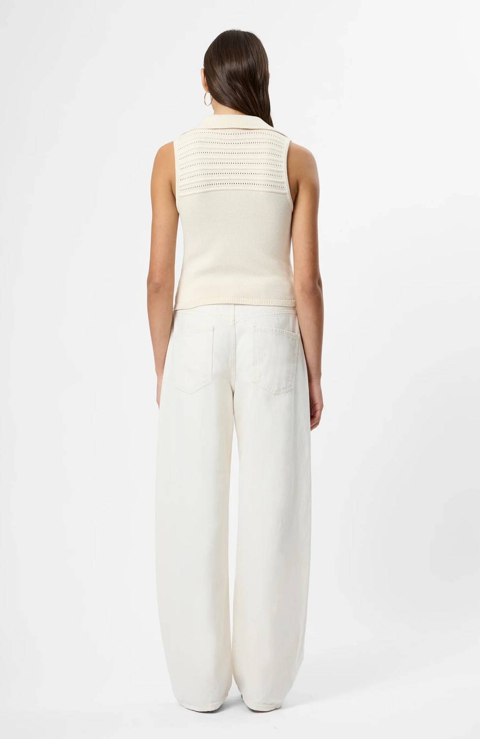 French Connection - Nellis Open Stripe Top