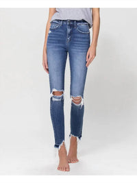Flying Monkey - High Rise Distressed Skinny Jeans