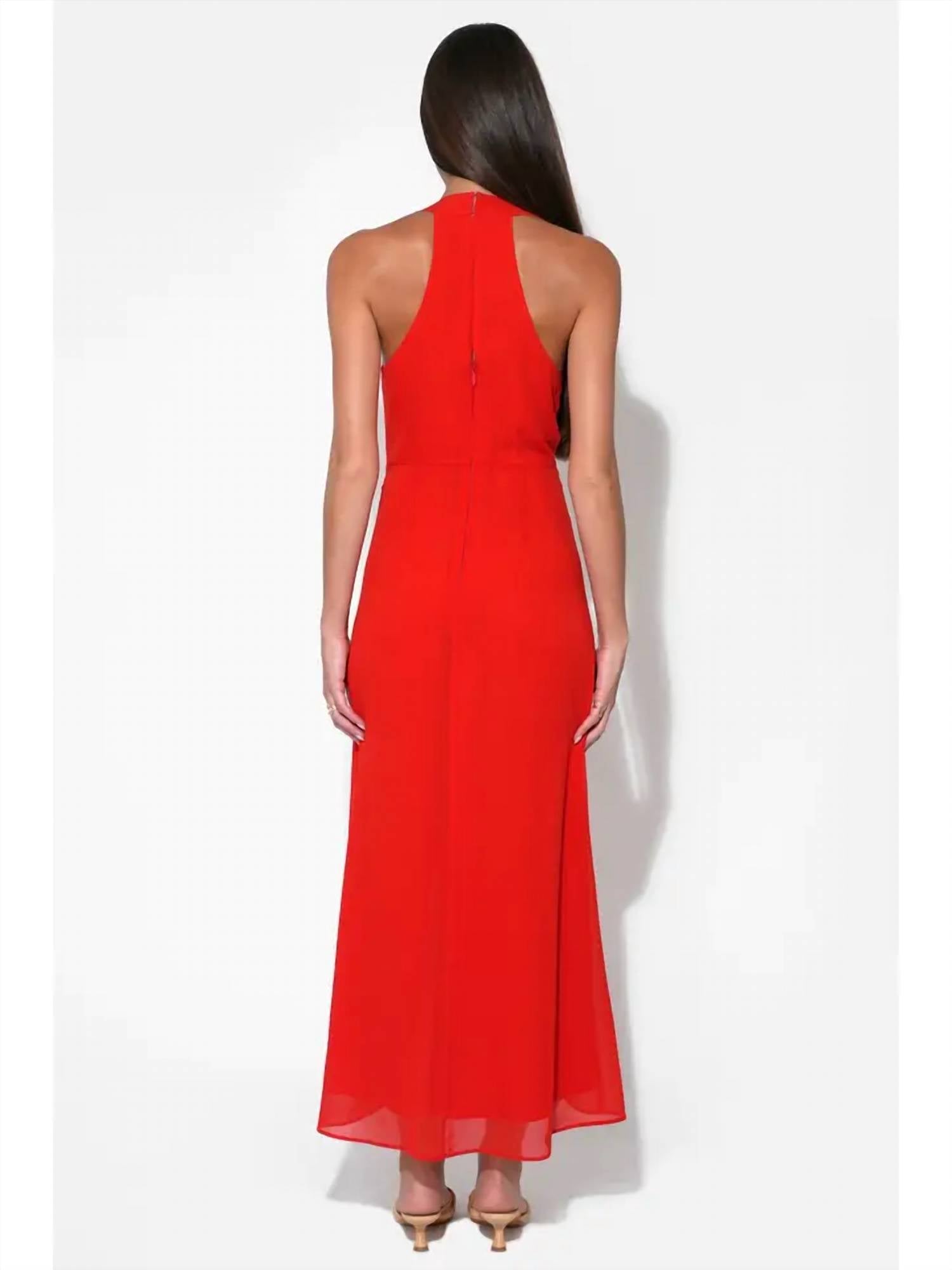 Adelyn Rae - Jessika Halter Midi Dress