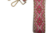 Cthru Women's Boho Berlin Geometric Adjustable Crossbody Bag Purse Guitar Strap in pink saddle - women's item