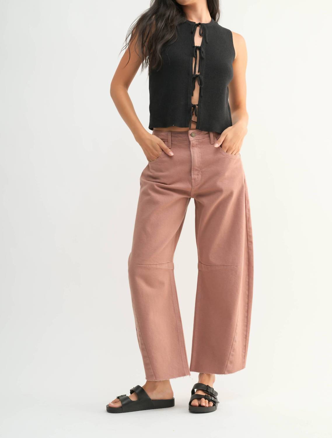 Just Black Denim - Ani Barrel Denim Jeans