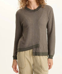 Xcvi - Thermal Asymmetrical Long-Sleeve Top