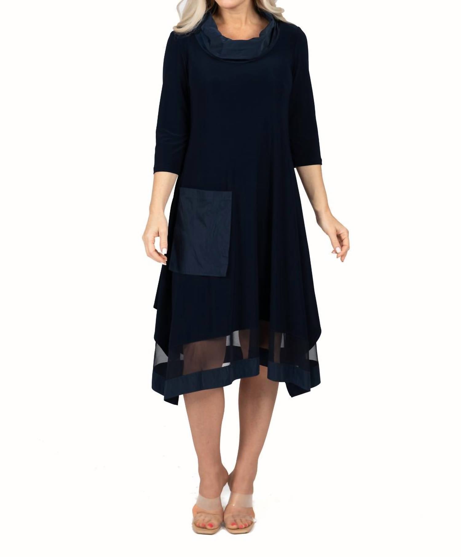 Scapa - Cowl Neck Midi Dress