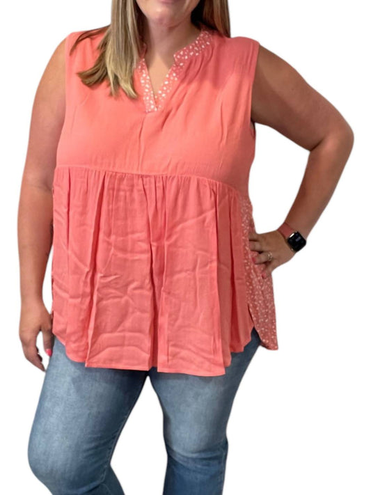 Honeyme - Sleeveless Gabby Top