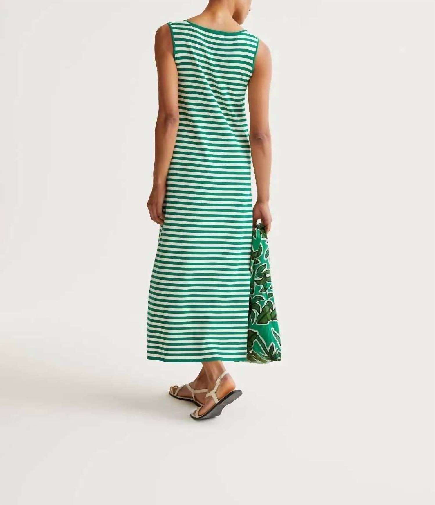 Compania Fantastica - Sleeveless Stripe Maxi Dress