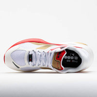 diadora Unisex Atomo Star Shoe in white metallic gold fiery - women's shoe - detail view