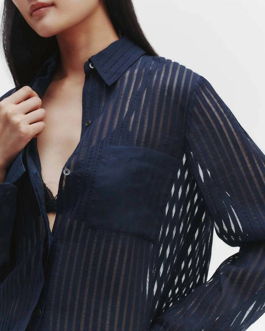 Twp - Boyfriend Silk Organza Shirt