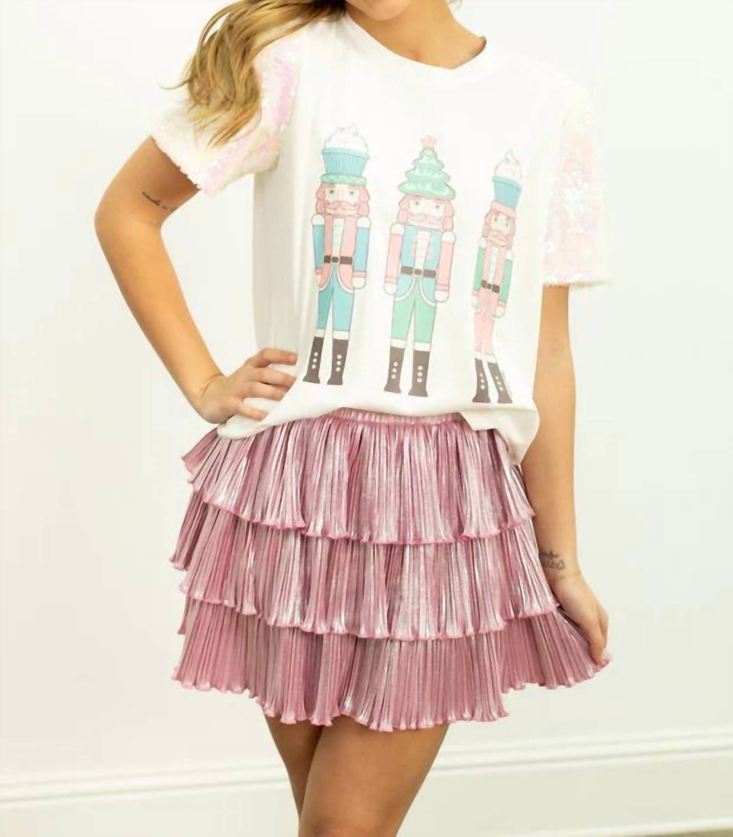 Gabriel + Simone - Pastel Nutcrackers On Princess Top