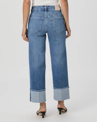 Paige - Sasha Ankle Wide Leg Cuff Jeans