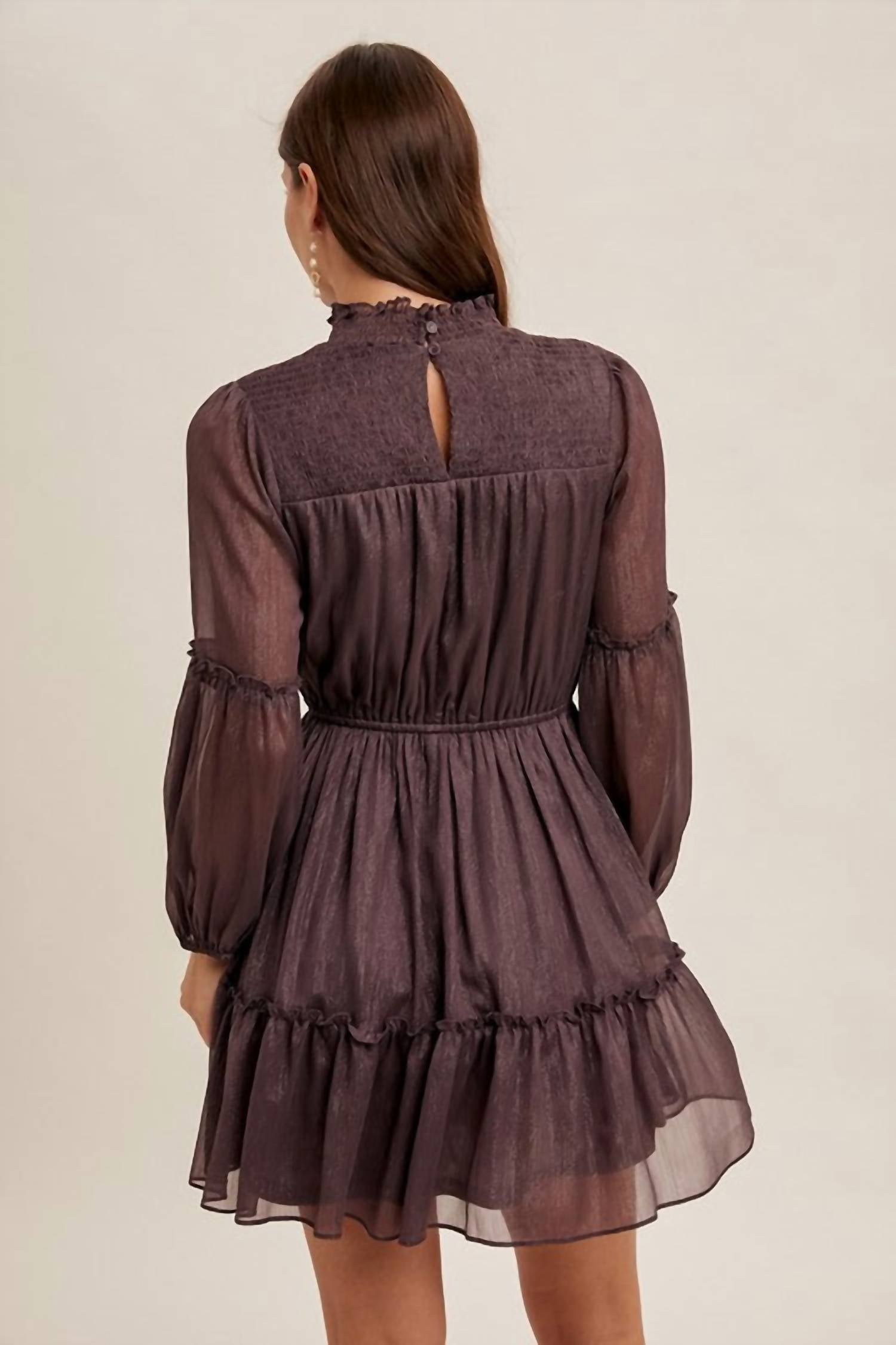 Hem & Thread - Smocked Ruffle Detail Dress