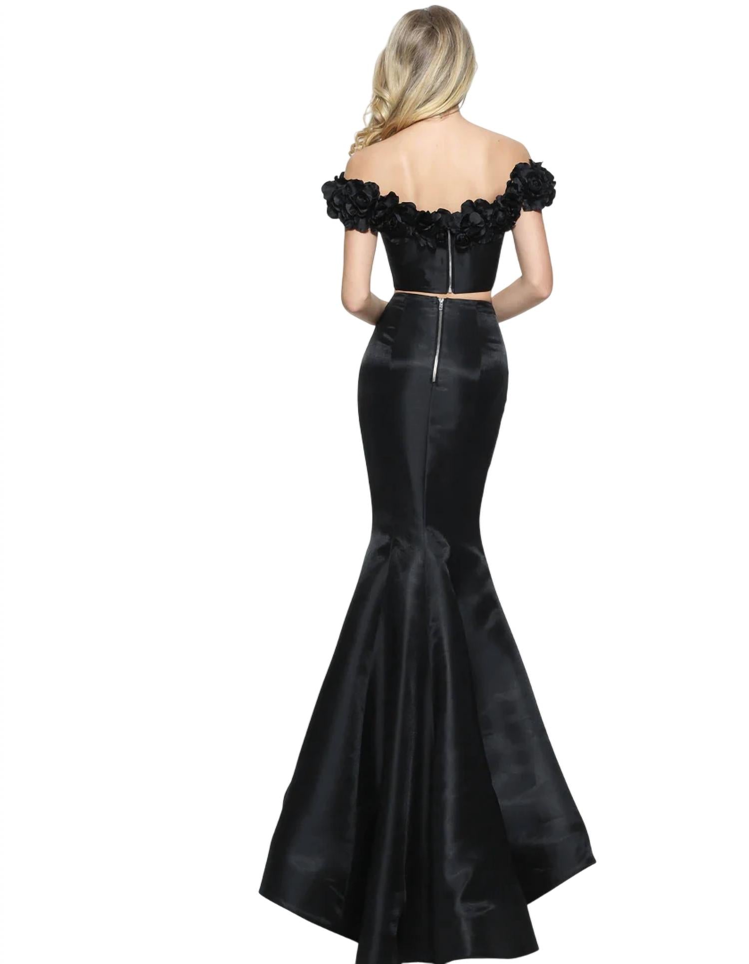 Sherri Hill - Off-The-Shoulder Prom Dress