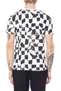 Knit Checkered T-Shirt
