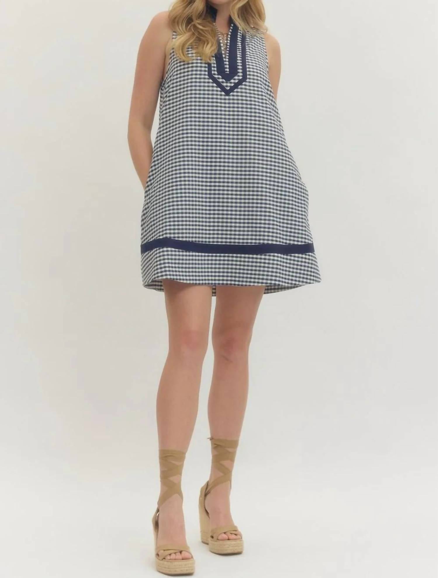 Entro - Women's My Gingham Dress
