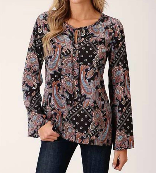 Roper - Floral Tie Top
