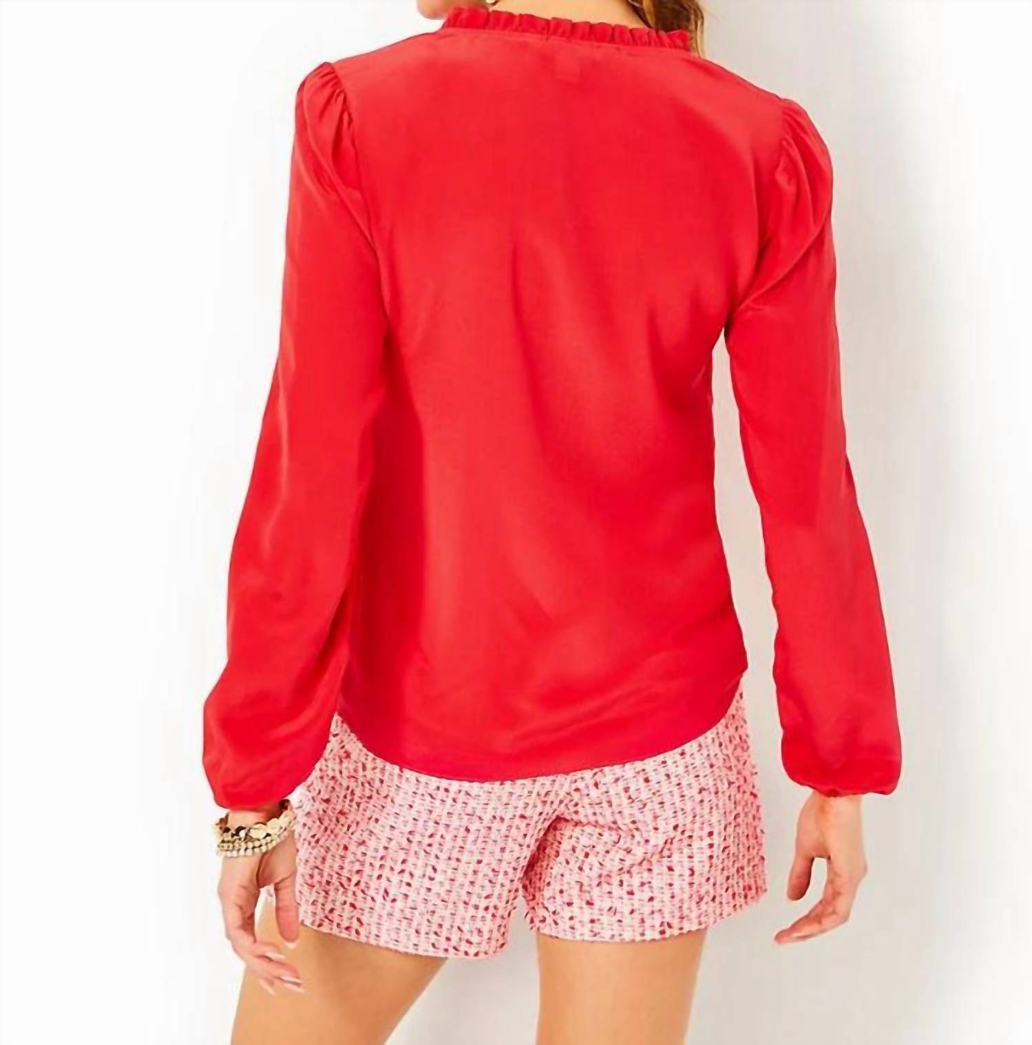 Lilly Pulitzer - Giana Long Sleeve Silk Top