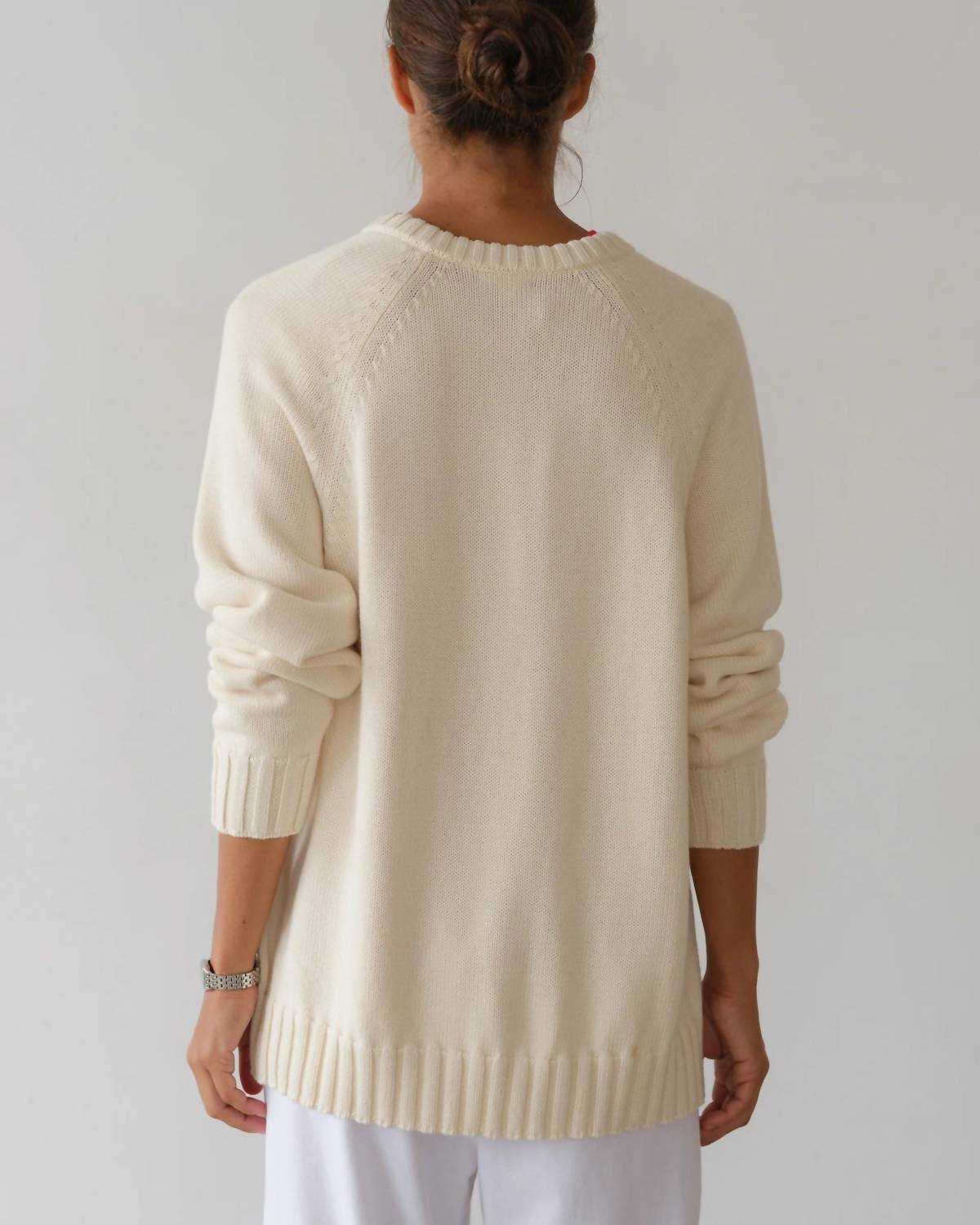 Donni. - Cotton Cashmere V-neck Sweater