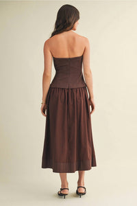 Mustard Seed - Alice Strapless Midi Dress