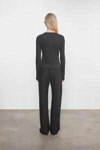 Enza Costa - CASHMERE NEW CLASSIC LONG SLEEVE CREW TOP