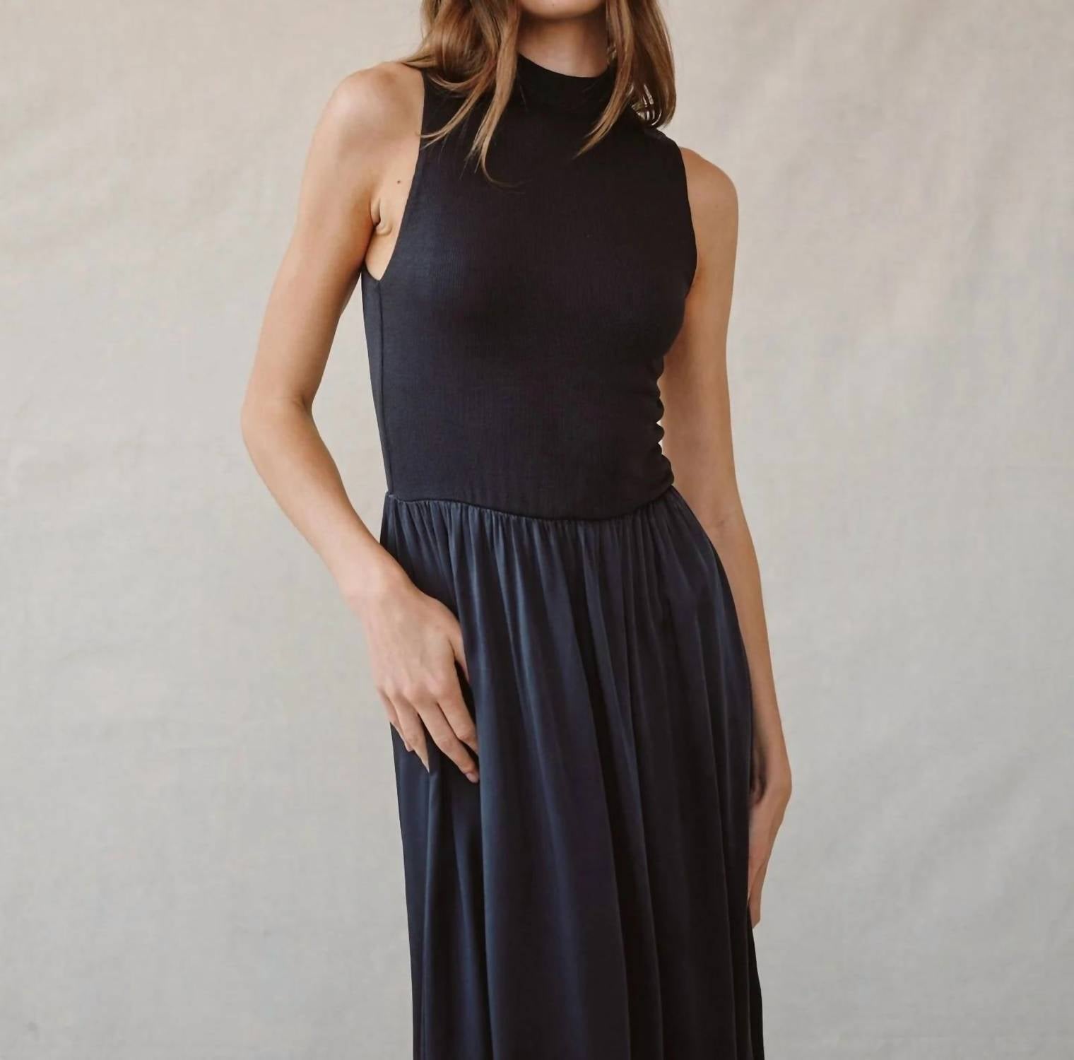 Bella Dahl - Sleeveless Mock Neck Dress