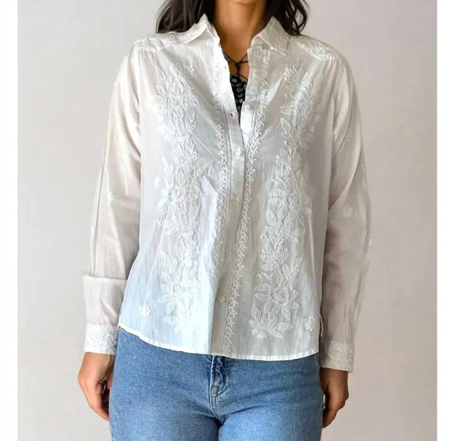 Maison Hotel - Ganges Embroidered Blouse