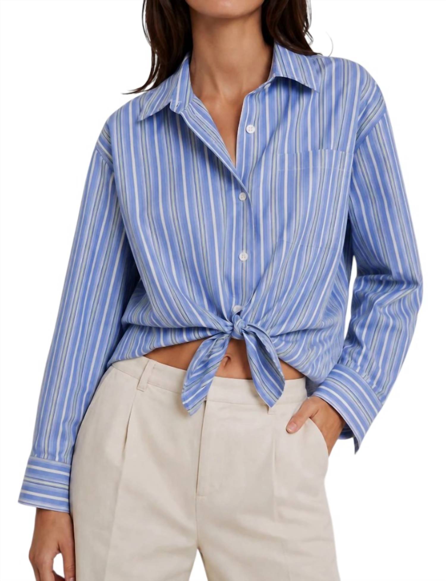 J. Society - Tie Front Blouse