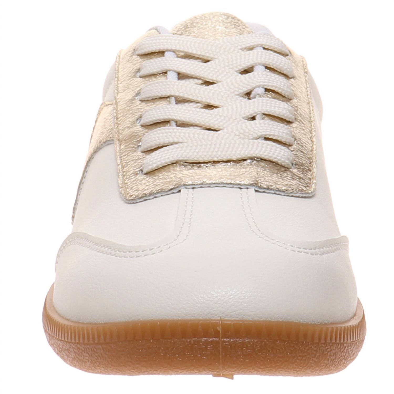 Outwoods Women's Great Sneakers in gold - women's sneaker - alternate view