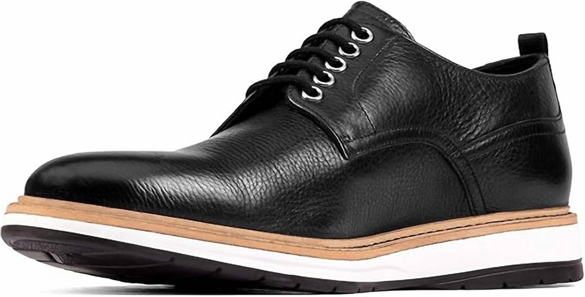 Clarks MEN'S CHANTRY WALK LEATHER SHOES in black - women's flats