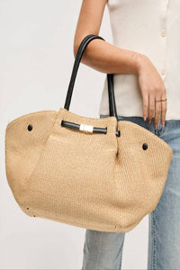 Urban Expressions - Women's Kaia Straw Tote Bag