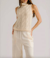 Sablyn - Women's Salvia Cable Turtleneck Sweater