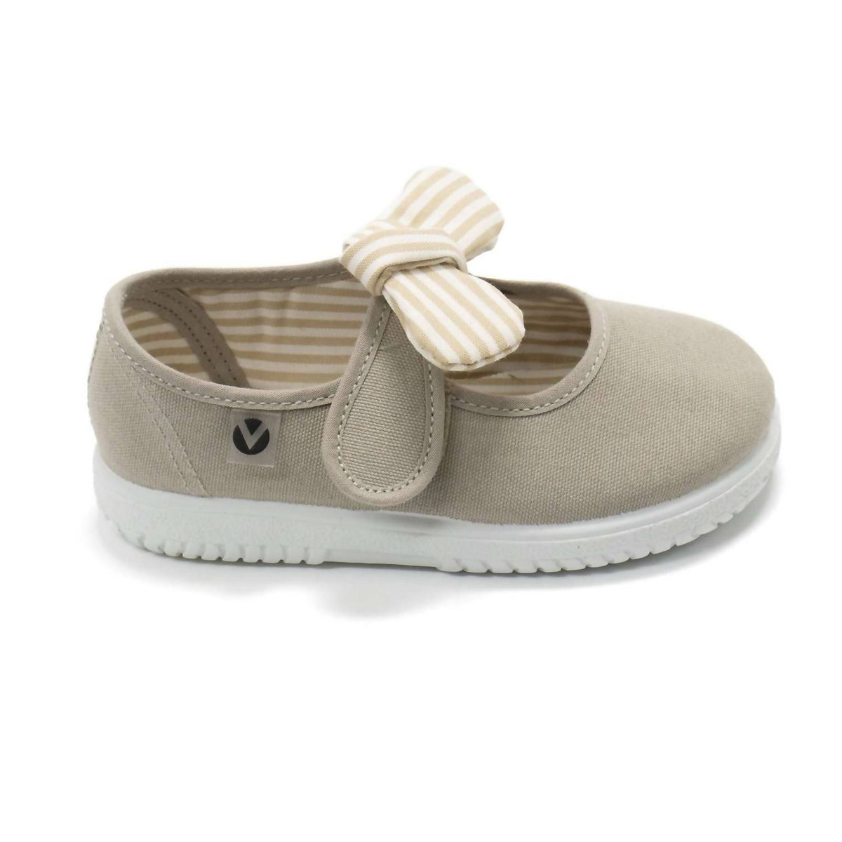 Victoria - Girls' Slip On Canvas Bow Shoes