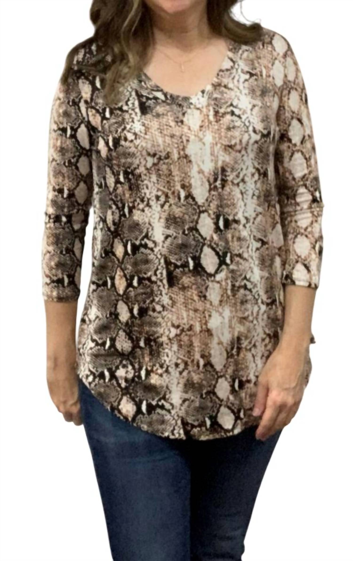 Reborn J - Animal Print Top