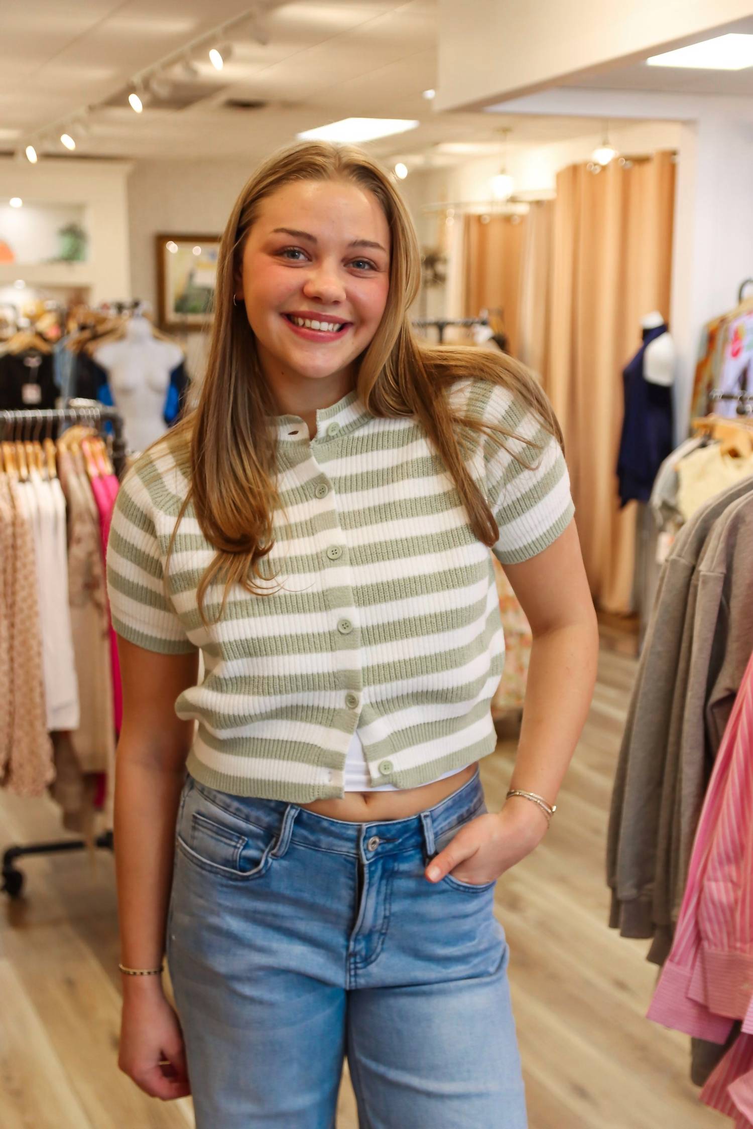 Le Lis - RAGLAN SHORT SLEEVE BOXY SWEATER
