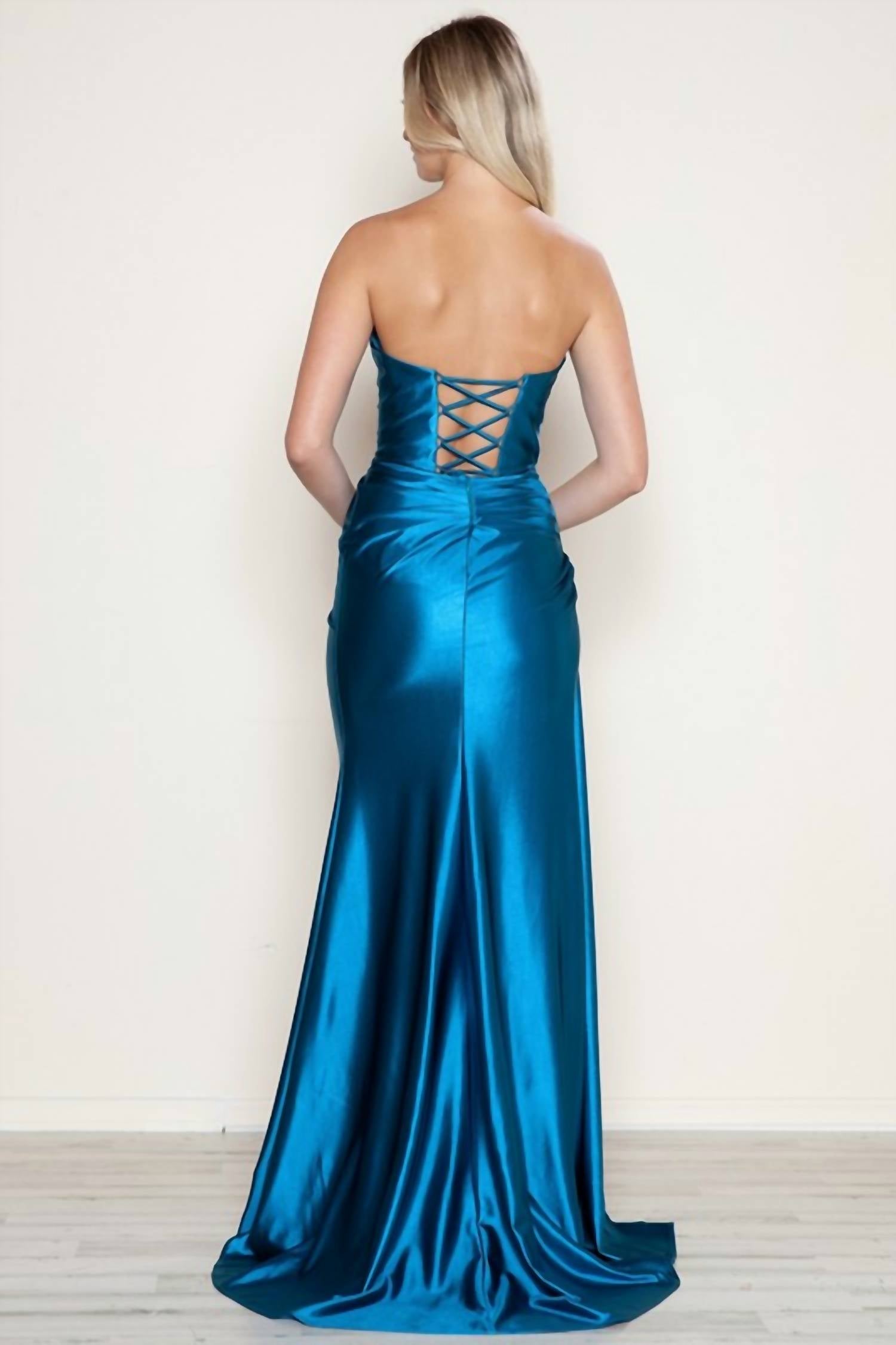 Babyfox - Compelling Drape Pleated Sheath Dress